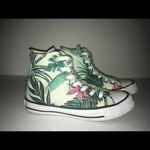 Tropical converse chuck taylors